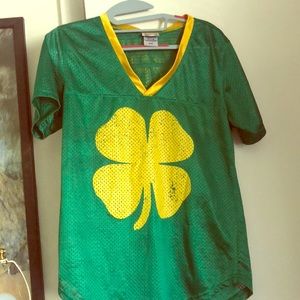 jersey with lucky bitch on the back